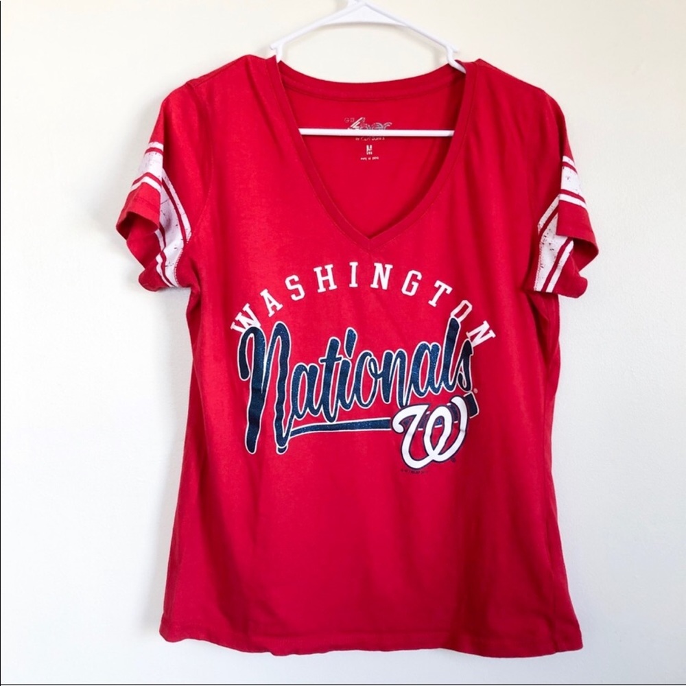 4Her by Carl Banks | Washington Nationals Tee